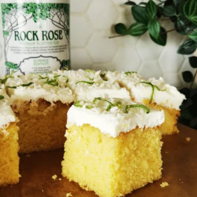 Thai Gin Fizz inspired cake